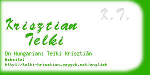 krisztian telki business card